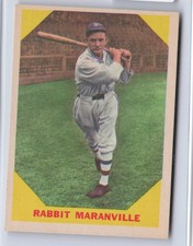 1960 Fleer Rabbit Maranville #21 - Braves - NM-MT - S6097