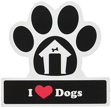 LittleGifts Dog Lover Paw Car Magnet