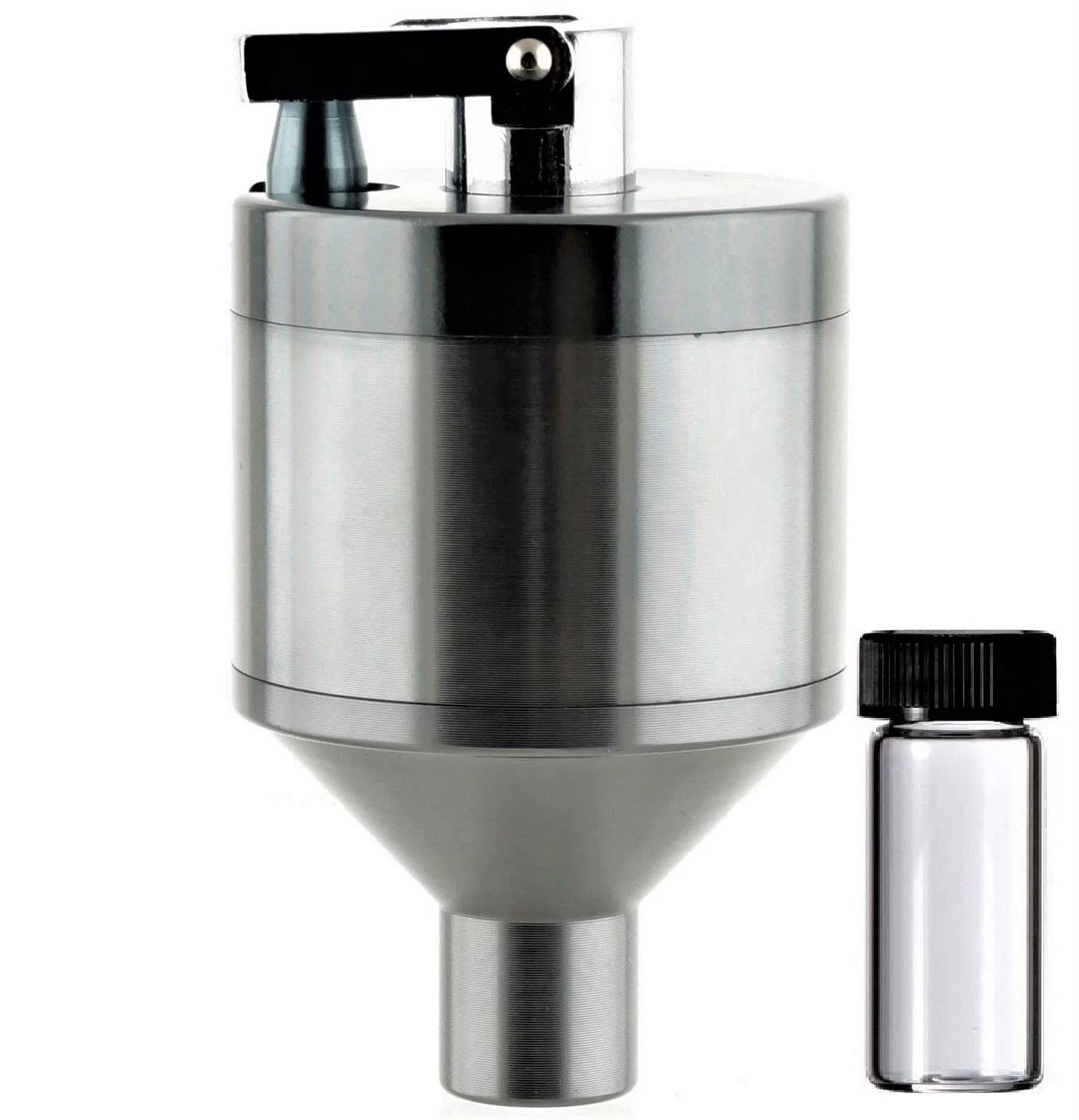 Kitchen Spice Grinder【Superfine Grinding】Pepper Grinder Set, Silver, Silver