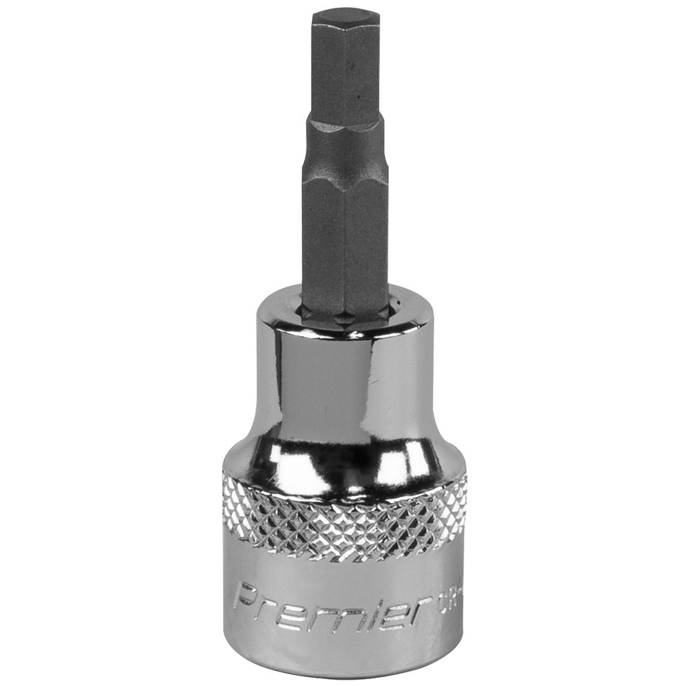 Sealey Hex Socket Bit 5mm 3/8""Sq Drive