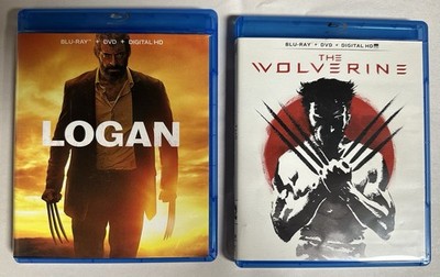 LOGAN and The Wolverine (Blu-ray ONLY, NO Digital, NO Slipcover) Logan NOIR