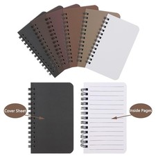 Small Spiral Notebook 3x5, 6 Pack Lined Notepads, Pocket Memo, Multicolor