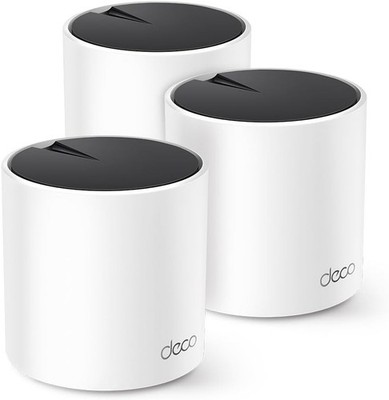NEW. TP-Link 3-PACK - whole home wifi 6 system - DECO X25 MESH - 5,800 sq ft