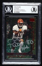 BAS 2000 Skybox Rookie Star Rubies Extreme 30/50 Peter Warrick BGS Authentic 3c7