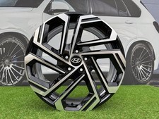 4X R19 Pouce 5X114.3 Hyundai Tucson Style Noir Poli Roues : Pour Ioniq