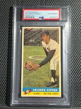 1959 BAZOOKA HAND CUT ORLANDO CEPEDA HOF PSA AUTHENTIC SAN FRANCISCO GIANTS
