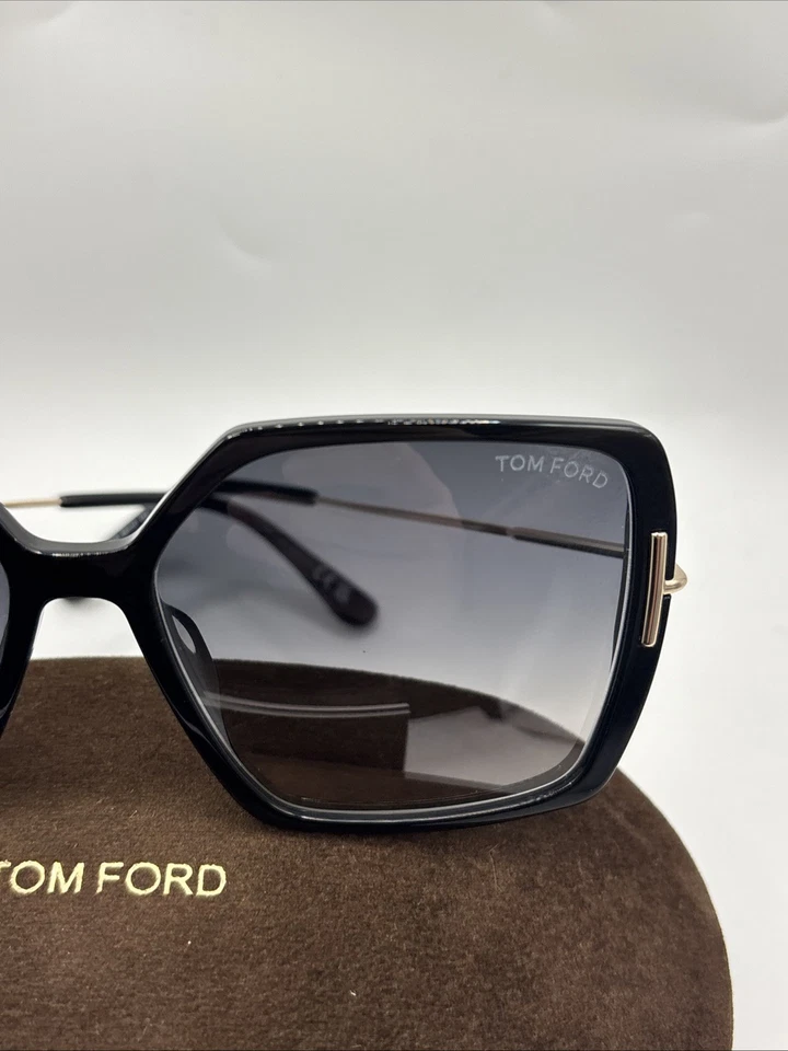 Tom Ford Joanna Butterfly Sunglasses TF1039 01B Black 59mm FT1039 - Image 2 of 4
