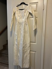 Women  s Vintage Cahill Beverly Hills Wedding Gown XXS 00 Ivory Christening