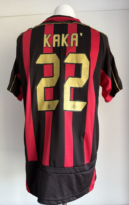 AC Mailand Adidas #22 Kaka 2007 rot schwarz Rossoneri Heim Fußball Größe Large L
