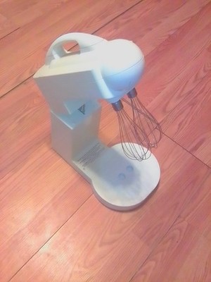 Hamilton Beach Chef  Mix Stand Mixer Model #60600 White And Teal Tested Works