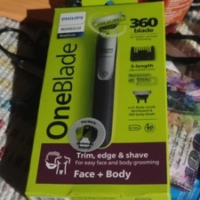Philips Norelco OneBlade 360 Blade Trim Edge & Shave Face Body Brand New