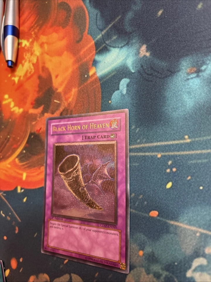 Black Horn of Heaven CDIP-EN060 Cyberdark Impact 1st Edition Ultimate Rare NM - Image 4 of 4
