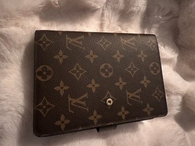 Louis Vuitton Monogram Brown Leather Women's Organizer Day Planner