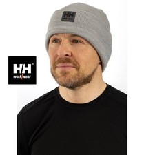 Helly Hansen Kensington Beanie Warm Knitted Winter Workwear Hat Grey One Size