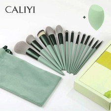 Makeup Brushes Sponge Set Make Up for Women Cosmetic Goat Hair Tool Profe