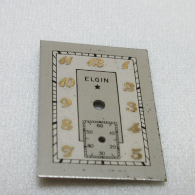 VINTAGE ELGIN  WATCH DIAL FACE WATCHMAKER  REPLACEMENT PART #10