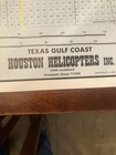 1988 Texas Gulf Coast Houston Helicopters Map Helicopter Map — photo 3