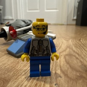 LEGO 7310 + 7309 Space Life On Mars Mono Jet 100% Complete with instructions