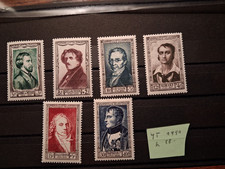 Stamps France, 1961 1 MNH, Personalities, Mi 909-913