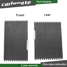 For BMW X5 X6 E70 E71 2007-14 2X Front Console Cup Holder Roller Blind Cover Kit