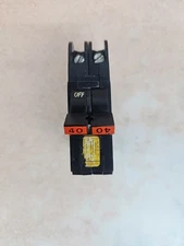 FPE Federal Pacific 40 Amp 2 Pole NC240 Stab-Lok Breaker Mini THIN NC Chipped