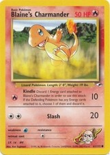 Pokemon Card - Gym Heroes 61/132 - BLAINE'S CHARMANDER (common) - NM on eBay