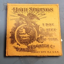 Vintage Pocket Watch Hair Springs