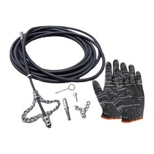 Drain Cleaner with Gloves Cleaning Tool Clog Remover for Shower Toilet Basin