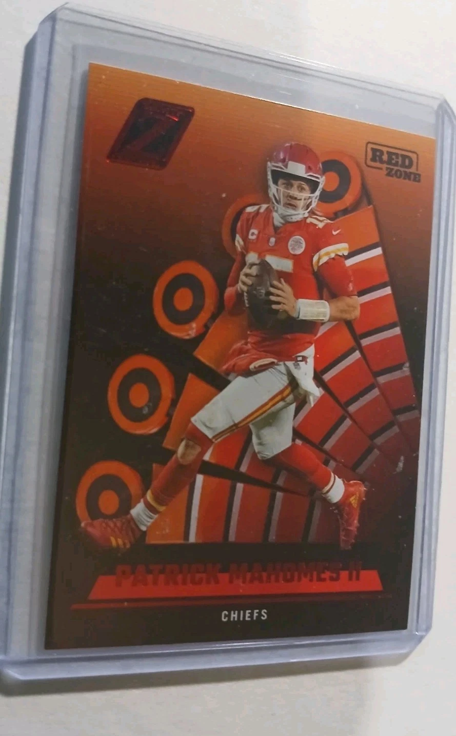 Patrick Mahomes trading card