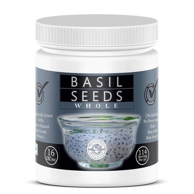 Holy Natural Basil Seed Whole 454gm