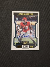 2023 Score Football Jalen Carter #369 Signatures Auto (RC)