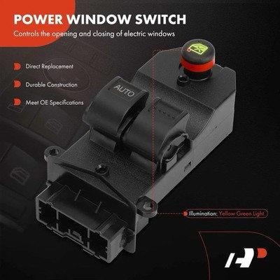 Front Left Driver Side Window Switch for Honda Element 2003 2004-2011 L4 2.4L