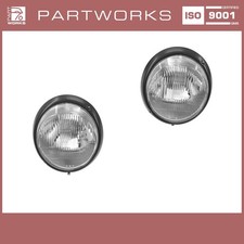 Scheinwerfer für PORSCHE 911 F/G SC 930 964 SCHWARZ L+R