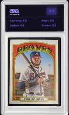 2021 Topps Heritage #539 Phillip Ervin Atlanta Braves - CGA 9.5 Digital Grade