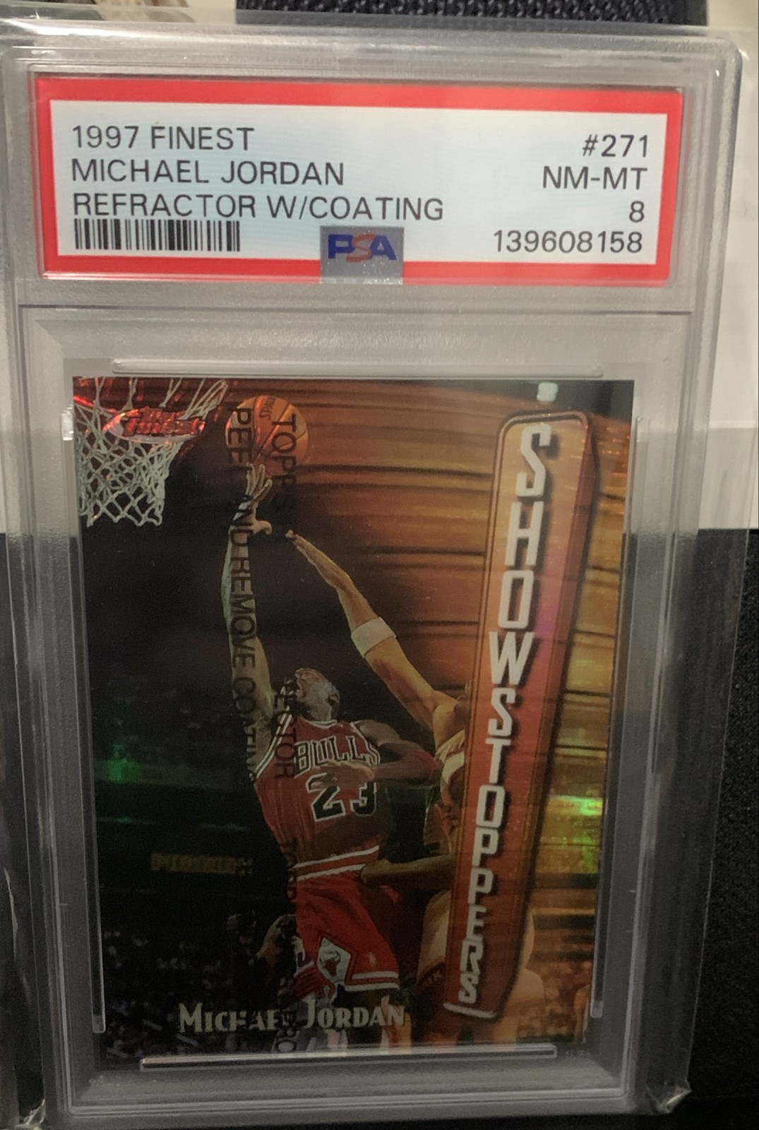 1997-98 Topps Finest - Common Bronze Michael Jordan #271 Refractor