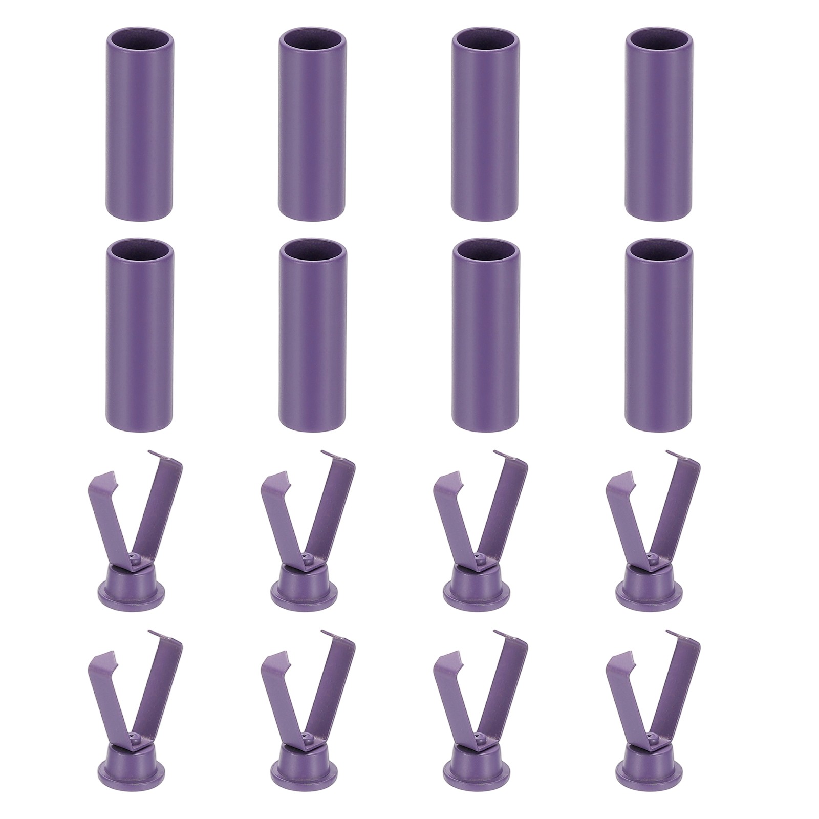 APL Punte per lacci 0 79 pollici adatte per tappi terminali per scarpe in metallo confezione da 8 viola