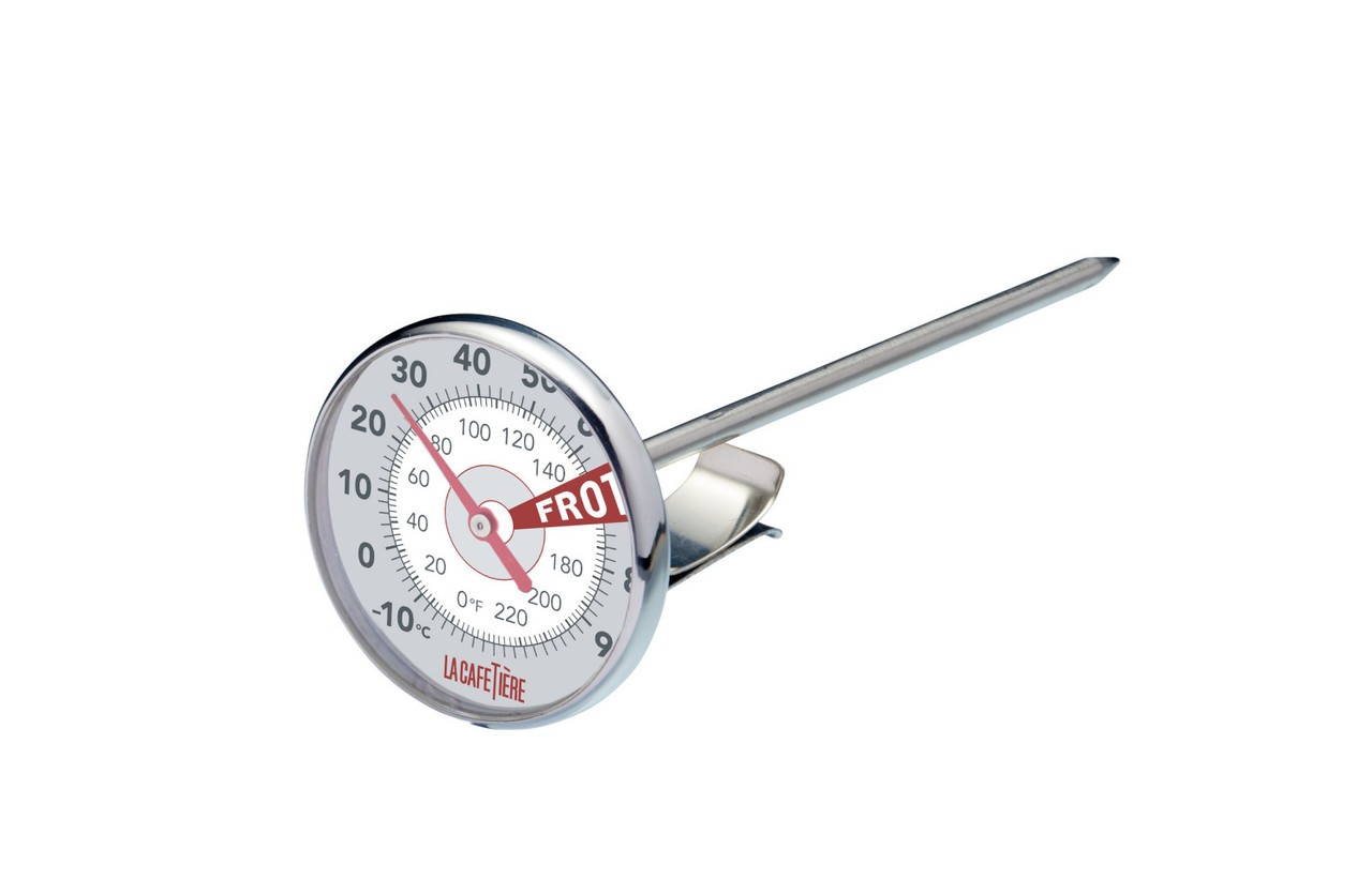 La Cafetiere Milk Frother Thermometer, Stainless Steel