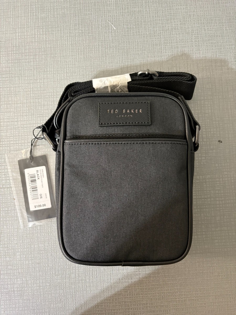 Great Gift TED BAKER Mini Flight Bag in Black MSRP$109 UK