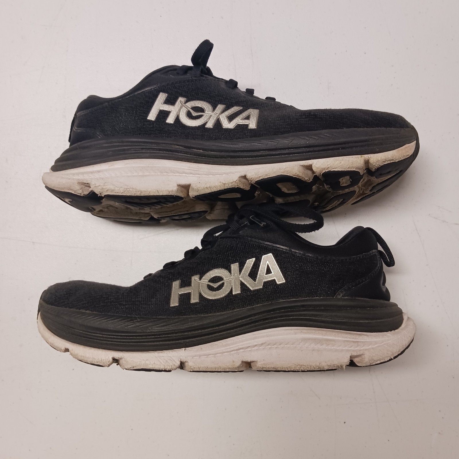 Hoka One One Womens Gaviota 5 1134235 Black Running Shoes Sneakers Sz 7.5B thumbnail 6