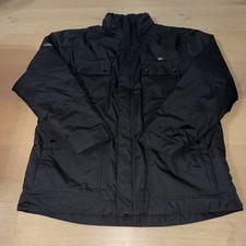 Men's Lacoste Nylon Metal logo bomber jacket Size 52/5 Black Packable Hood