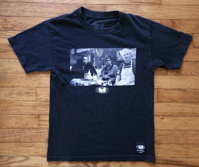 coffee and cigarettes t shirt Wu-Tang T-Shirt Bill Murray Coffee & Cigarettes Rza Gza Wu-Wear 1995 Rare  Sz Sm