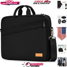 15-17.3 Inch Laptop Shoulder Bag with Ample Storage  4-Layer Protection