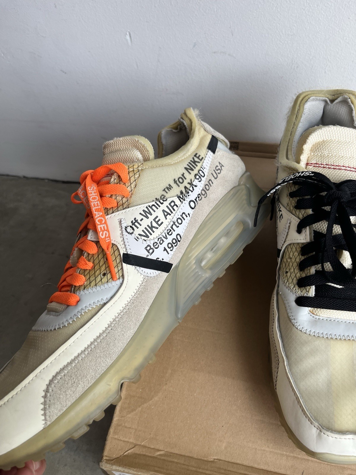OFF WHITE X NIKE Nike Air Max 90 x OFF WHITE The Ten 2017 AA7293 100 taglia 13