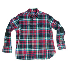 Vintage Polo Ralph Lauren Plaid Cotton Flannel Snap size L