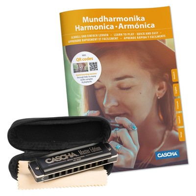 Master Edition Blues Harmonica Set, (incl. 4 languages Method  ... 4026929922618