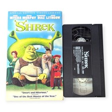 Shrek Special Edition VHS 2001 Mike Myers Eddie Murphy Cameron Diaz Lithgow