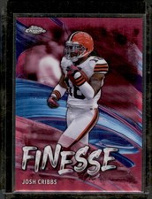 2024 Topps Chrome #F-24 Josh Cribbs Finesse Pink Refactor