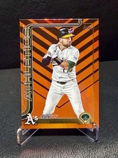Austin Wynns 2025 Topps Update Series Holiday #US330 Tiger Stripe Athletics