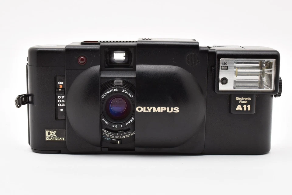 [CASI COMO NUEVO] Flash para cámara fotográfica compacta Olympus XA4 Macro 35 mm A11 Japón Foto 4 de 4