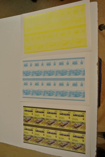 Lot 13050 Collection sheetlet with Trains. - Picture 5 of 10